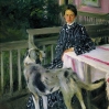 женщина и собака